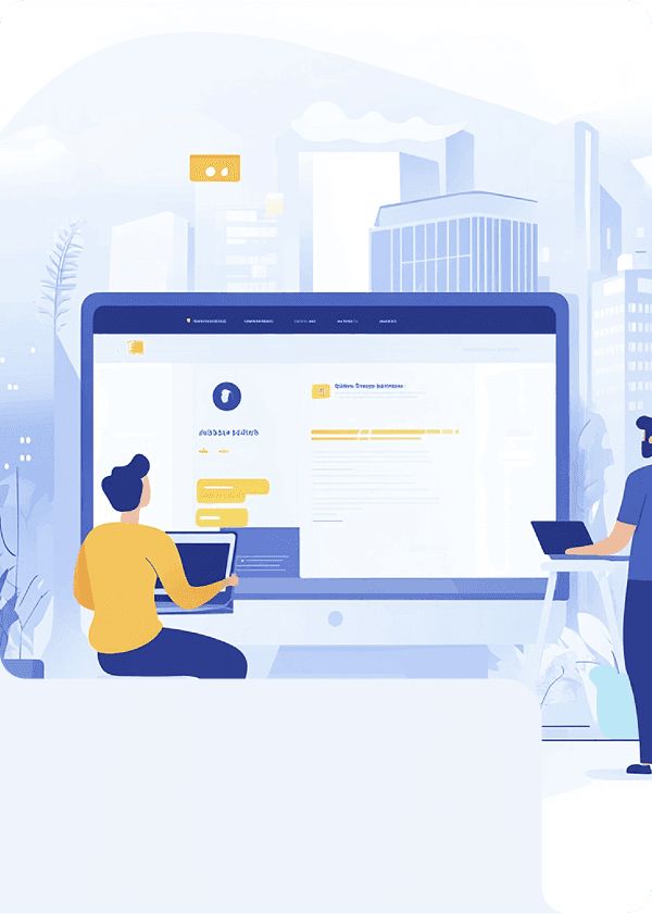 Team working with a high-performance server dashboard