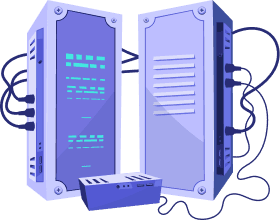 Connected server hardware